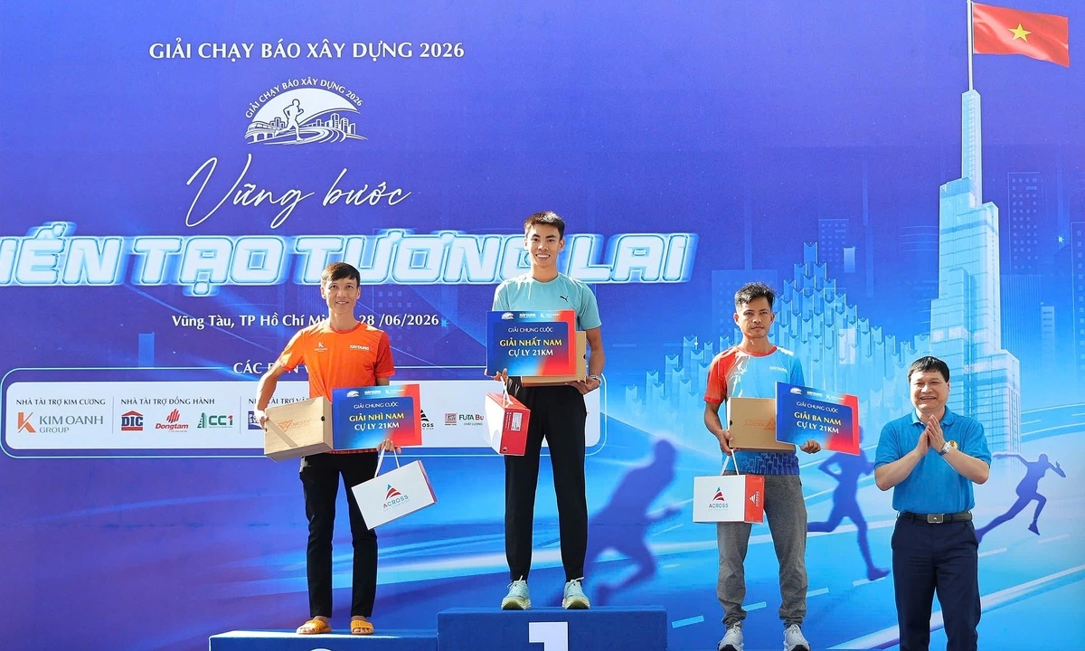 F8BET tài xỉu – Cập nhật nóng từ giải chạy Báo Xây dựng 2026: Anh Khôi và Lê Thị Hà lên ngôi - hình ảnh - f8betvip.vip