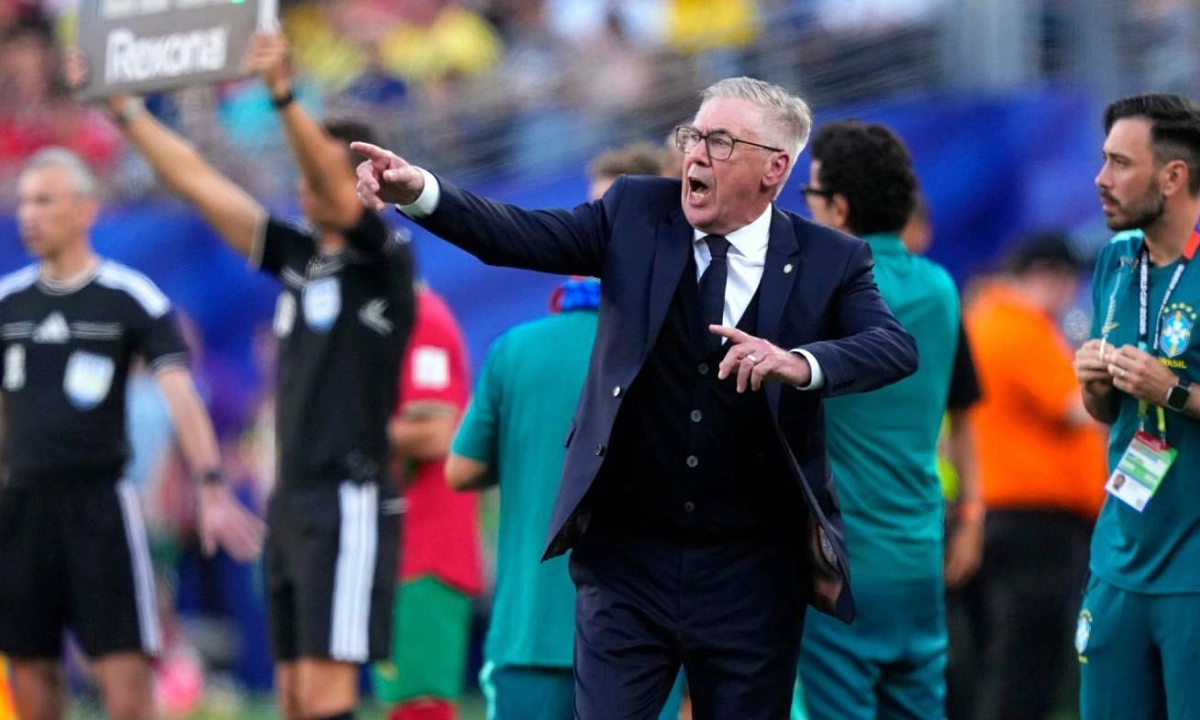 F8BET cược thể thao: Ancelotti bình tĩnh dù Brazil hòa Morocco ở World Cup 2026 - hình ảnh - f8betvip.vip