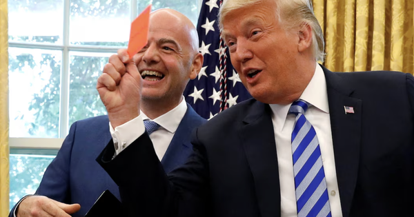 Chủ tịch FIFA tiết lộ đã trao đổi với Trump về thẻ đỏ gây tranh cãi của Balogun - hình ảnh - f8betvip.vip