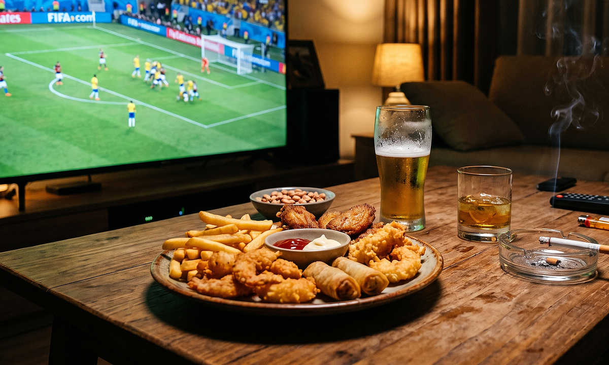 F8BET bắn cá và sức khỏe người hâm mộ: Cẩn trọng với combo ăn đêm xem World Cup - hình ảnh - f8betvip.vip